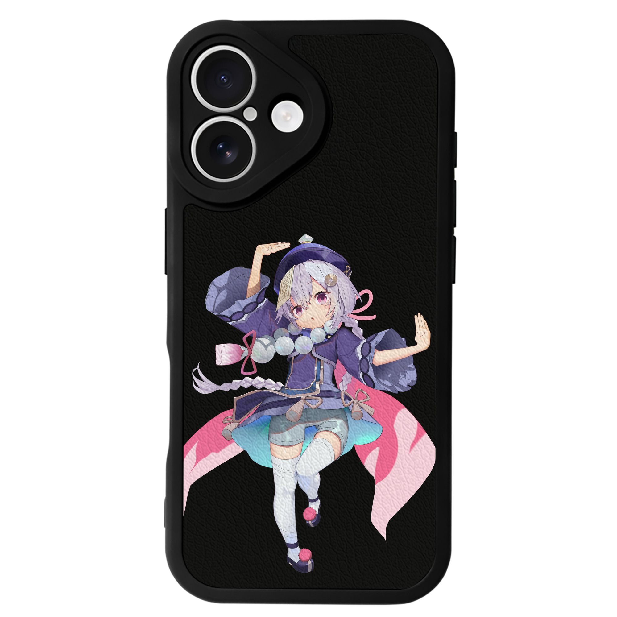 げんし神 七七 なな  genshin Nana 【iPhone 16シリーズ対応】シリコンスマホケース（レザー調） 材質：シリコン